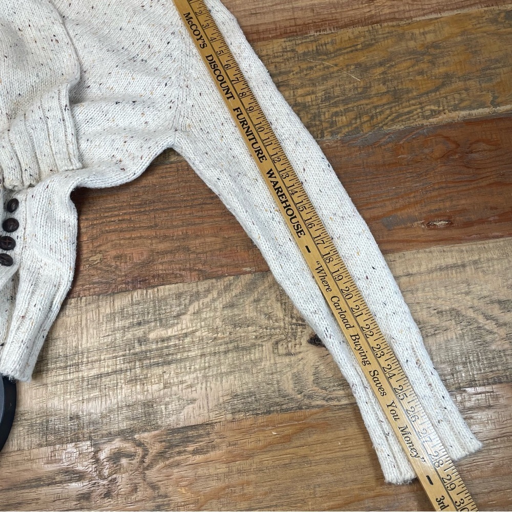 Dressbarn Turtleneck Sweater Womens Large wool blend cream multicolor - Picture 7 of 12